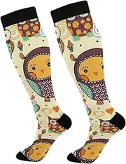 [GAIREG] Different Guitars Compression Socks Sports Women Running Compression Socks for Women Mens Tube Socks