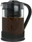Spigo Cold Brew Coffee Maker with Borosilicate Glass Pitcher, Black, 1 Liter, 8x