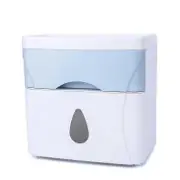 Wall Mounted Press Open Waterproof Double-deck Paper Rolled Toilet Tissue Box 01 COLOR