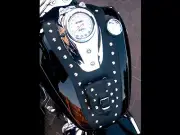 YAMAHA DRAGSTAR / VSTAR XVS 650 LEATHER TANK Panel, Cover Pad Strap Chap Bib Bra