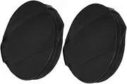 JEWEDECO 2pcs Gong Bag Gong Pouch Cymbal Protective Bag Drum and Cymbal Bags Storage Bag Snare Bag Cymbal Storage Rack Waterproof Small Musical Instrument Bag Drum Pad Bag Gong Holder