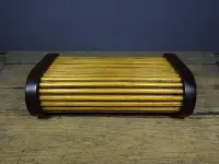 在飛比找Yahoo!奇摩拍賣優惠-舊藏竹黃雕刻枕頭涼枕麒麟170尺寸：長28cm寬18cm高9