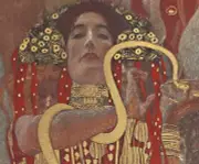 Print Poster Vintage Klimt medicine Canvas Framed 24" x 20"