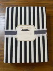 Pottery Barn Teen Emily & Meritt Pirate Stripe Full Sheet Set-Black