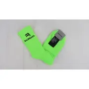 Balenciaga Fluo Cotton New Sporty Socks in Grass Green/Black BNWT X-Large