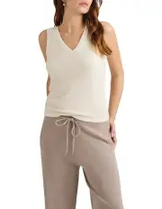 [David Lawrence] Lorelai Babywool Tank in White