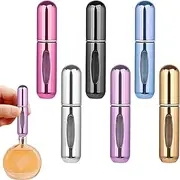 Perfume Atomiser, 6 Pcs Perfume Travel Bottle, Travel Perfume Refillable Bottle, Refillable Perfume Bottle for Travel Accessories, Mini Spray Bottle for Traveling and Outgoing Portable(5ml)