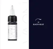 Nuva Colors Eyeliner BLACK N BLUE 1/2-oz Permanent Makeup Pigment PMU Color Ink