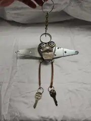 Handmade Yard Art Hanging Bird One Of A Kind