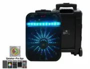 MR Dj AXL 10" Portable Speaker Bluetooth, Rechargeable Battery, App Control