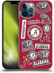 Head Case Designs Officially Licensed University of Alabama UA Collage Hard Back Case Compatible with Apple iPhone 12 Pro Max
