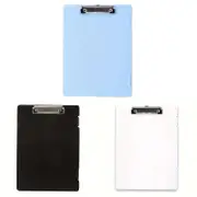 4pcs A4 File Folder Writing Pad Paper Clips Data Storage Organizer for Office