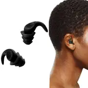 Sleep Noise Reduction Ear Plugs Reusable Silicone Sleeping Snoring Ear Plugs
