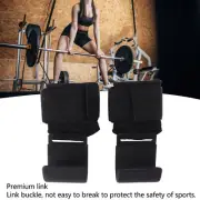 US Weight Lifting Hook 2PCS Thicken Pads Non Slip Heavy Duty Lifting Wrist