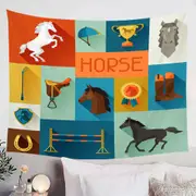 Dressage Horse Riding Mix Tapestry