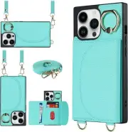 for iPhone 13 Pro Case (6.1") Flip Leather Wallet Card Slots Back Cover