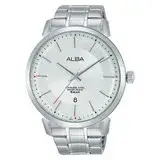 在飛比找遠傳friDay購物優惠-ALBA 雅柏 石英男錶 不鏽鋼錶帶 銀白 防水50米 日期