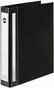 Marbig 5902002 Deluxe Ring Binder PE A4 38mm 2D Black