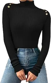 [Generic] 3XL Thermal Underwear for Men Women Autumn and Winter Multicolor Pile Neck Turtleneck Button Decorated Warm Knitwear Tops Mens Thermal Top and Bottom Set
