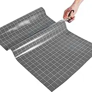 Silicone Baking Mat Roll, 40x160cm/16x5.2FT Free Cutting, Non Stick Reusable Air Fryer Liner, Heat Resistant Oven Liner, Freeze Dryer Mat, Easily Cut to Size Countertop Protector Mat for Oven (Grey)