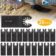 20 Packs Multi-Tool Oscillating Saw Blades for Fein Bosch Ridgid DeWalt Makita