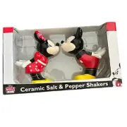 MICKEY MOUSE CERAMIC SALT & PEPPER SHAKERS BRAND NEW IN BOX