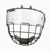 Oshhni Hockey Visor Hockey Helmet Cage Practical Portable Protective Cover Accessories, Women Men Facial Protection Face Mask Visor, Clear