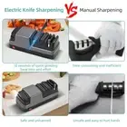 Multifunctional Electric Knife Sharpener 3 Stage System Household Kitche 6 JY