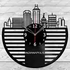 Vinyl Clock Indianapolis Vinyl Record Wall Clock Home Art Decor Handmade 4539