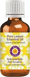 Deve Herbes Pure Ledum Essential Oil (Ledum groenlandicum) Steam Distilled Natural Therapeutic Grade 5ml (0.16 oz)