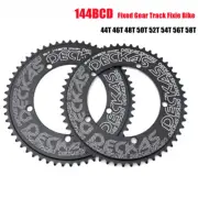 144BCD Fixed Gear Fixie Round Chain Ring Track Bike 44T-58T Tooth 144 Bcd Specia
