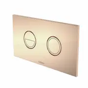 Caroma Metallic Copper Invisi II Dual Flush Plate and Button