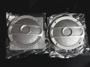 *SET OF 2* GODFREY 7" SILVER BOAT SPEAKER MARINE GRILLE COVER (PLASTIC) GR7SM-1