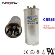 45/5 Uf Dual Run Start Ac Capacitor for HVAC Systems Air Conditioner Fan Motor