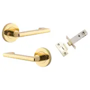 Baltimore Return Lever Round Rose (Inbuilt Privacy)
