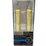 Ashland Flameless Candles LED Tapers with Remote Control and Suction Clips