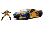 2020 CHEVY CORVETTE STINGRAY W/ WOLVERINE 1/24 scale DIECAST CAR JADA TOYS 33354