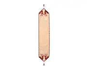 C44 Christmas Decorations White Elk Snowflake Table Runner Creative Table Runner Dining Table Dress Up Christmas Tablecloth