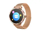 1.04 Inch Smart Bluetooth Waterproof Watch Bracelet Fashion Seven Beads Strap Heart Rate Health Monitoring for Women-4