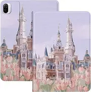 Kindle 6" 2022 e-Reader Case, Case for All-New Kindle Paperwhite e-readers 6"(11th Gen, 2022 Release),Ultra Lightweight Slim Protective Cover with Auto Wake/Sleep/cute castle city oil painting textu