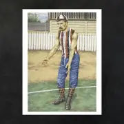 St. Kilda Football History fine art print. 1897 captain, Robert Robertson.