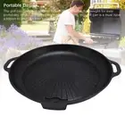 HG Grill Pan Griddle Aluminum Alloy Erosion Resistant Portable BBQ Grill Tray