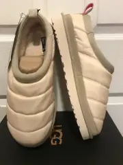 NEW NIB Men's UGG Tasman LTA Puffer Slippers Scuffs ​Off White Ivory Size 11