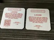 2 different Dingo Brewing Co. ,Western Australia BEER Coasters