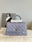 NWT CHANEL 21K Lilac Lavender Purple COCO Handle Small Caviar GHW Microchip