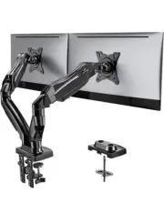 HUANUO Dual Monitor Stand - Full Adjustable Monitor Desk Mount Swivel