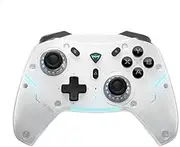 Controller Remote Gamepad Gamepad Gaming Controller Tri-Mode Fps Wireless Game Pad Elite Ha&ll Trigger Joystick For Sw&it&ch Pc Steam(White)