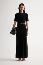 Mochi Knit Dress Black Size 10 | Elka Collective