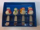 St Nicholas Square 'Snow Days' Set of 4 Spreaders Snowmen