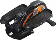 Pedal Exerciser,Under Desk Elliptical Bike, Mini Elliptical Machine with Non-Slip Pedal, Display Monitor and Adjustable Resistance, Quiet & Compact Home Office Trainer Fitness Peddler Portable